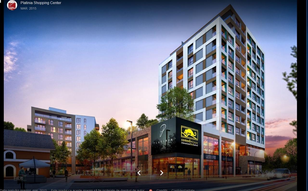 Hotel Platinia クルージュ＝ナポカ エクステリア 写真 The proposed shopping centre